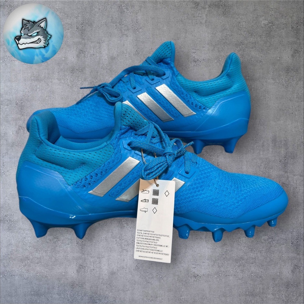 Adidas Ultraboost Cleat Men's Blue Silver Football Cleats JP7412 Men's Sz 14 - Picture 3 of 5